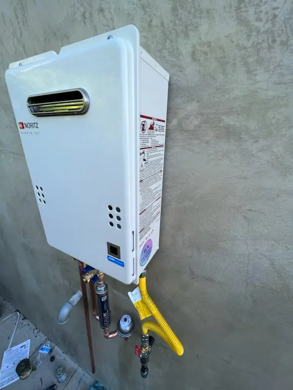 Tankless water heater installation for Whitehaven View homes
