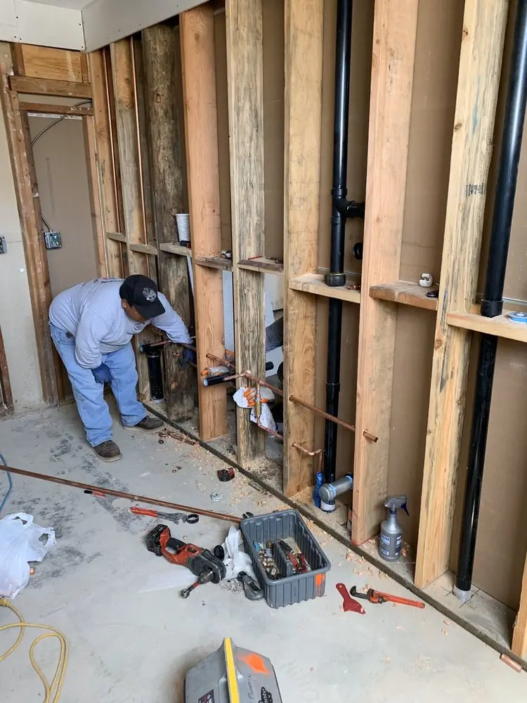 Commercial rough-in plumbing for Gas Line Repair in Whitehaven View